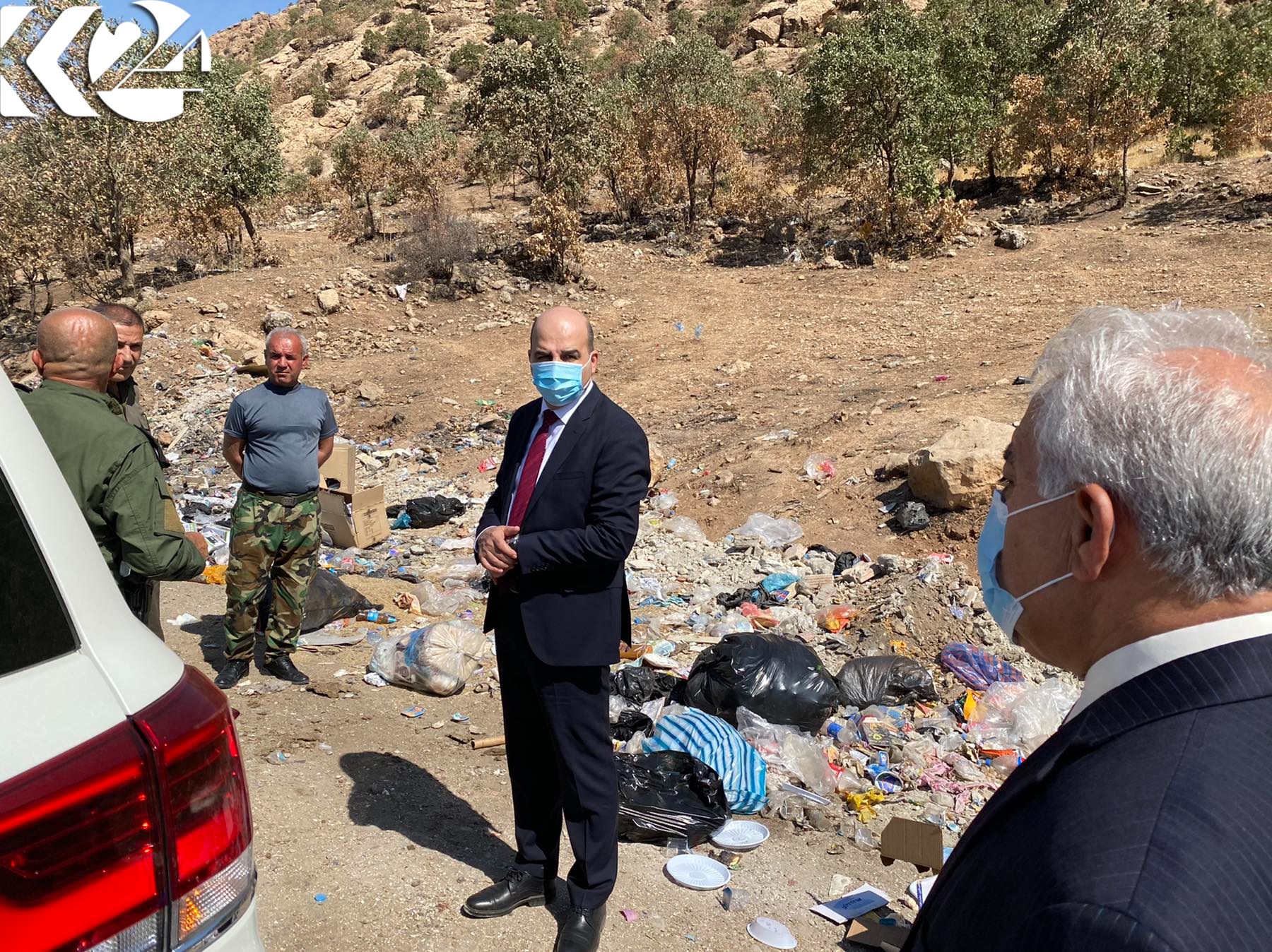  بەوێنە: چاودێریکردنی هەڵمەتی پاککردنەوەی رێگاکانی سنووری هەولێر